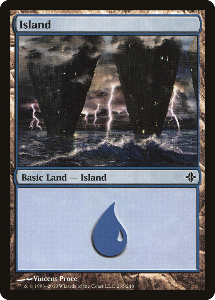 Island (235) [Rise of the Eldrazi]-1