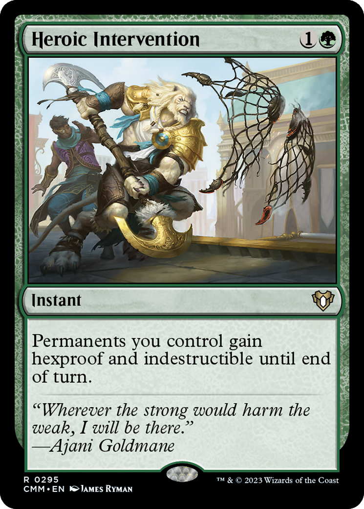 Heroic Intervention [Commander Masters]-1