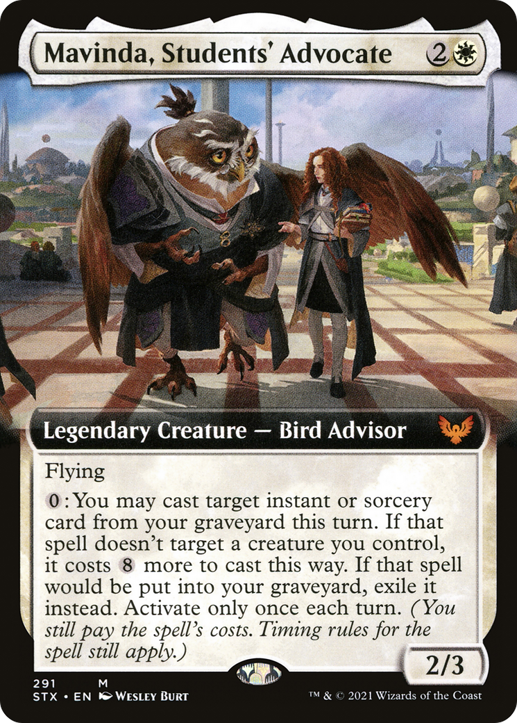 Mavinda, Students' Advocate (Extended Art) [Strixhaven: School of Mages]-1