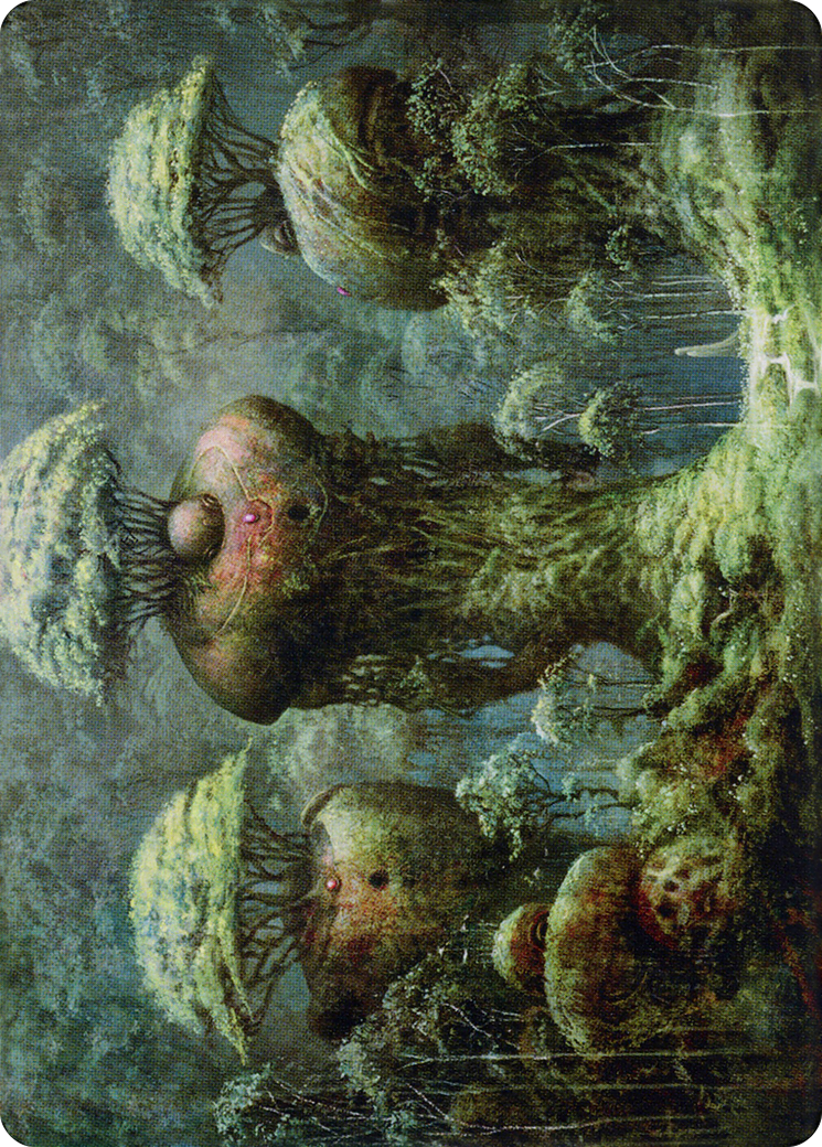 Forest // Forest (ADMU-065) - Dominaria United Art Series (Borderless) Foil-3