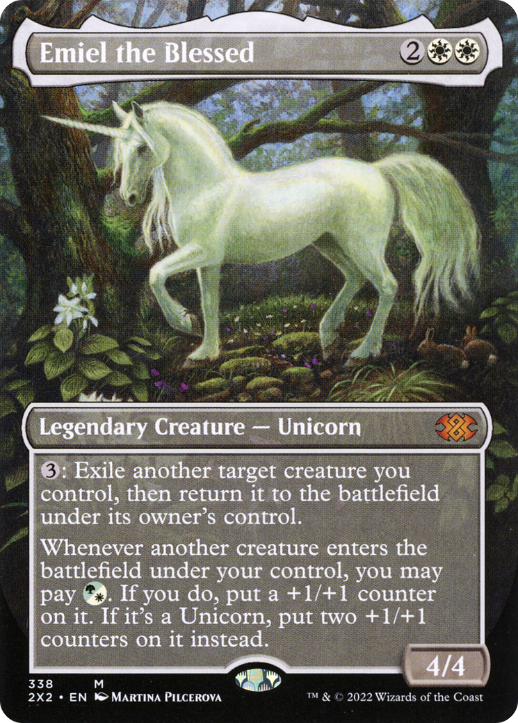 Emiel the Blessed (Borderless Alternate Art) [Double Masters 2022]-1