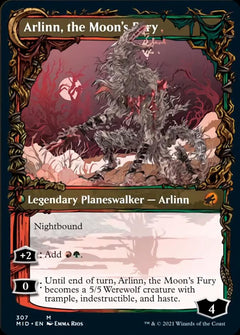 Arlinn, the Pack's Hope // Arlinn, the Moon's Fury (Showcase Equinox) [Innistrad: Midnight Hunt]-2