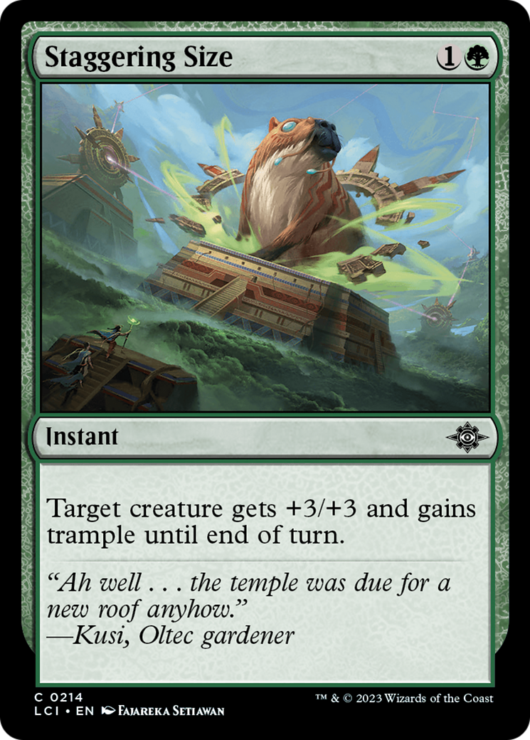 Staggering Size [The Lost Caverns of Ixalan]-1