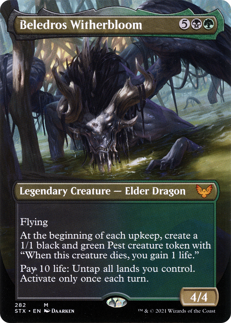 Beledros Witherbloom (Borderless Alternate Art) [Strixhaven: School of Mages]-1