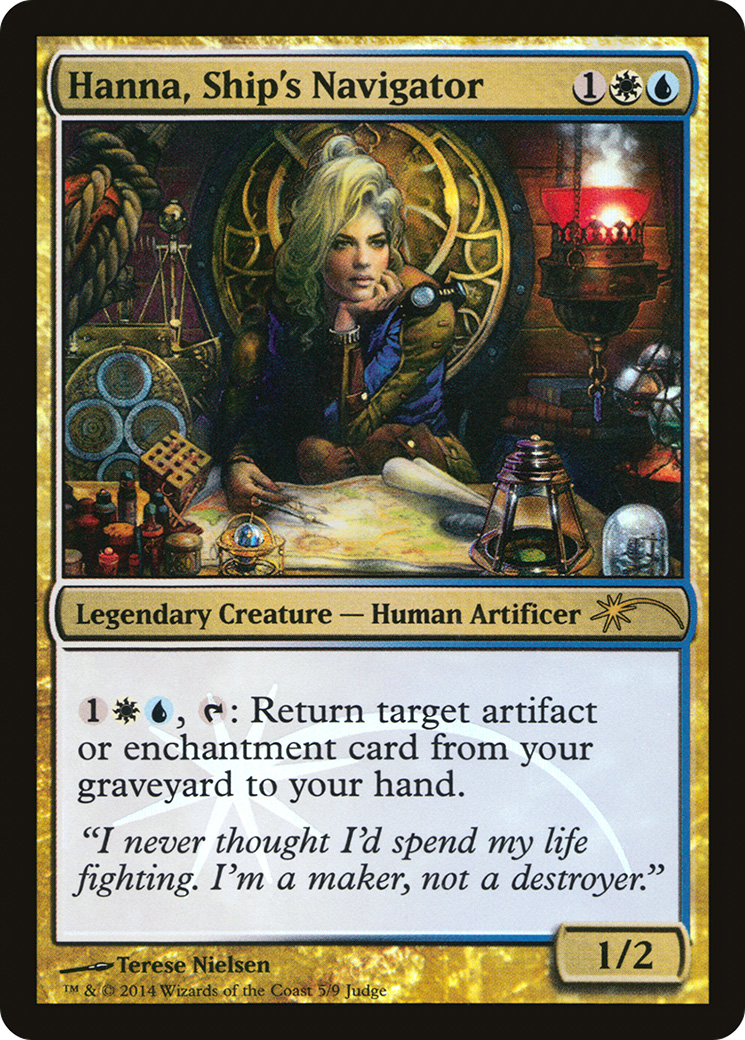Hanna, Ship's Navigator [Judge Gift Cards 2014]-1