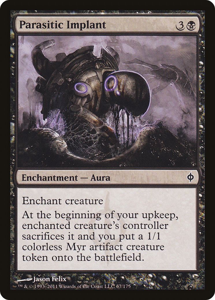 Parasitic Implant [New Phyrexia]-1