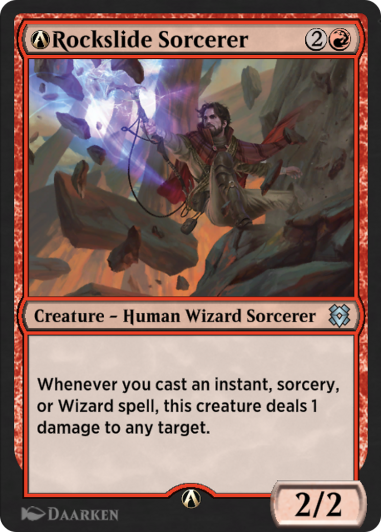 A-Rockslide Sorcerer (ZNR-A-154) - Zendikar Rising-1