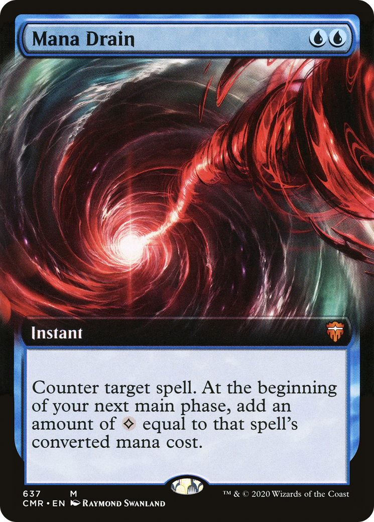 Mana Drain (Extended Art) [Commander Legends]-1