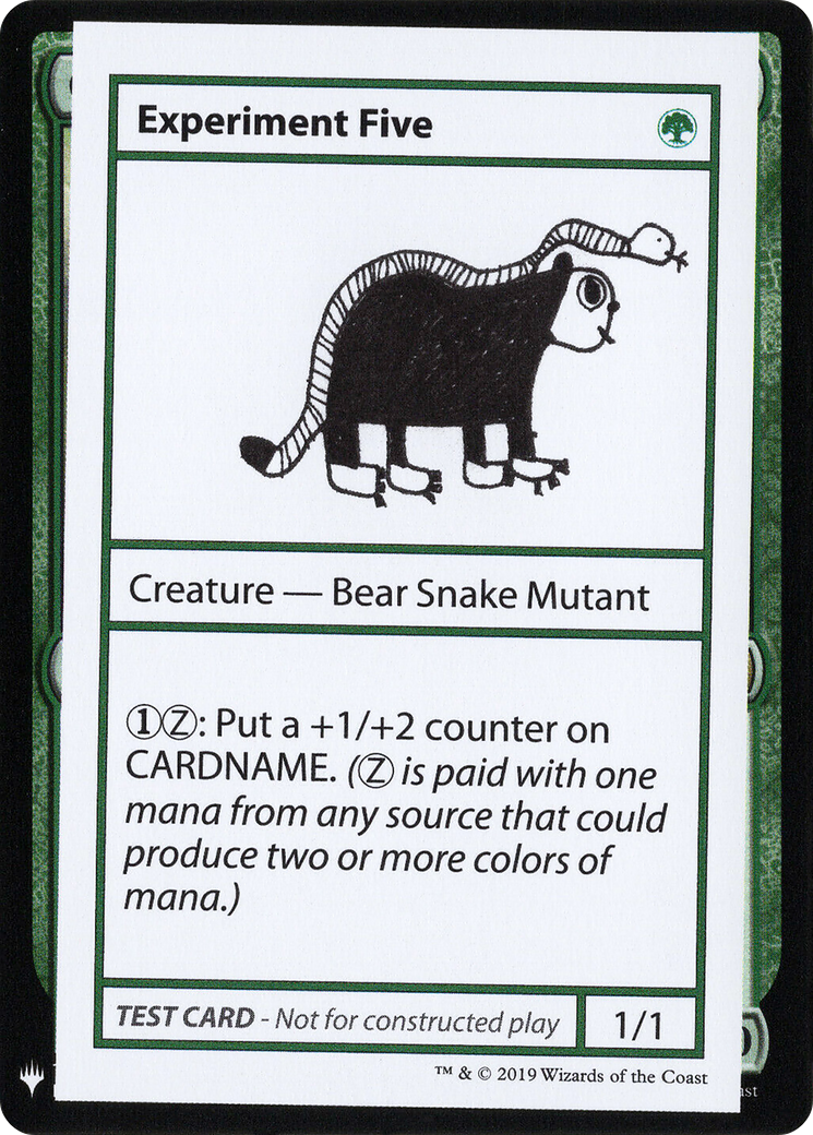 Experiment Five [Mystery Booster Playtest Cards]-1