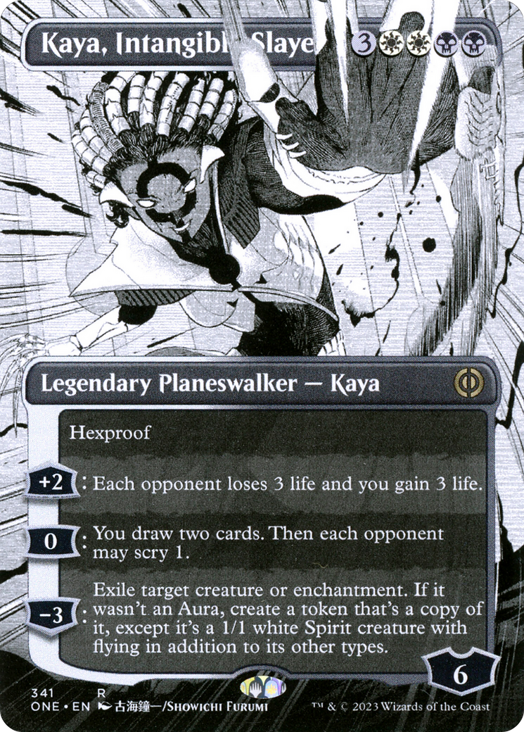 Kaya, Intangible Slayer (Borderless Manga) [Phyrexia: All Will Be One]-1