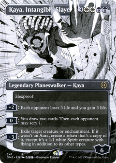Kaya, Intangible Slayer (Borderless Manga) [Phyrexia: All Will Be One]-1