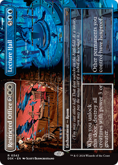 Restricted Office // Lecture Hall (Borderless) [Duskmourn: House of Horror]-1