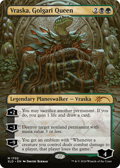 Vraska, Golgari Queen (SLD-1702) - Secret Lair Drop (Borderless) Foil-1