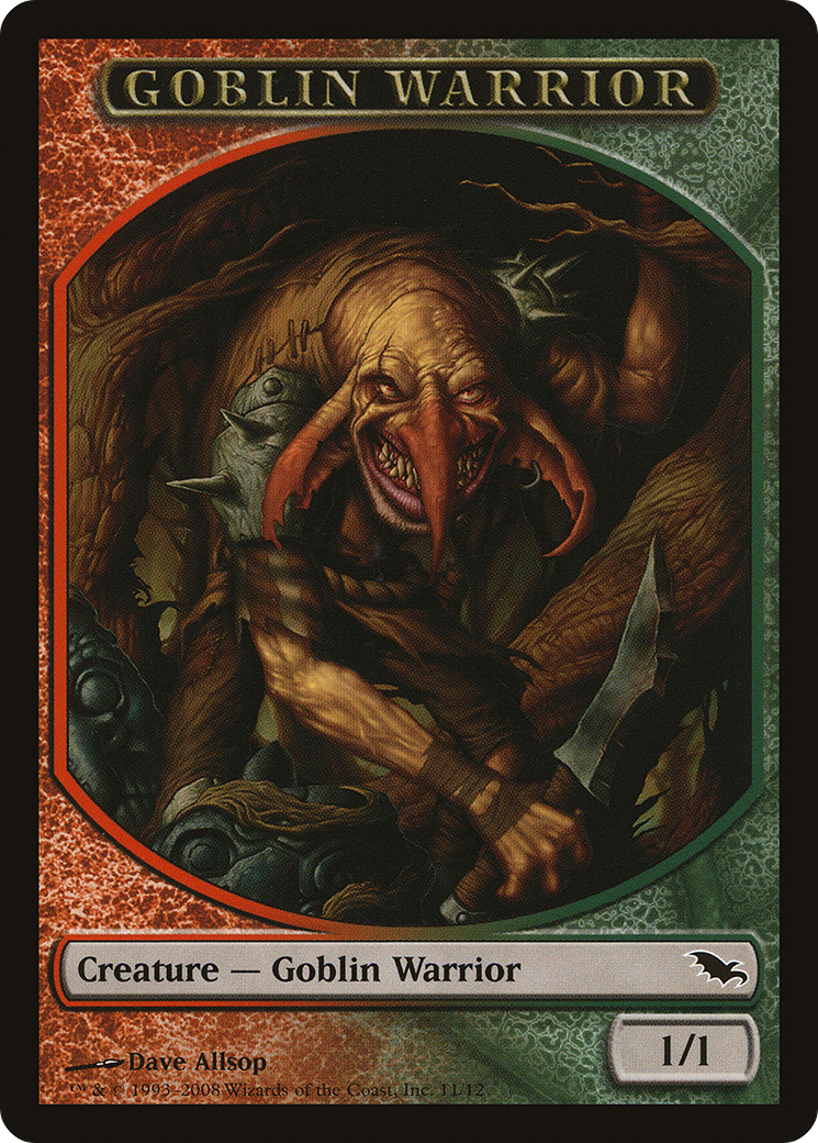 Goblin Warrior Token [Shadowmoor Tokens]-1