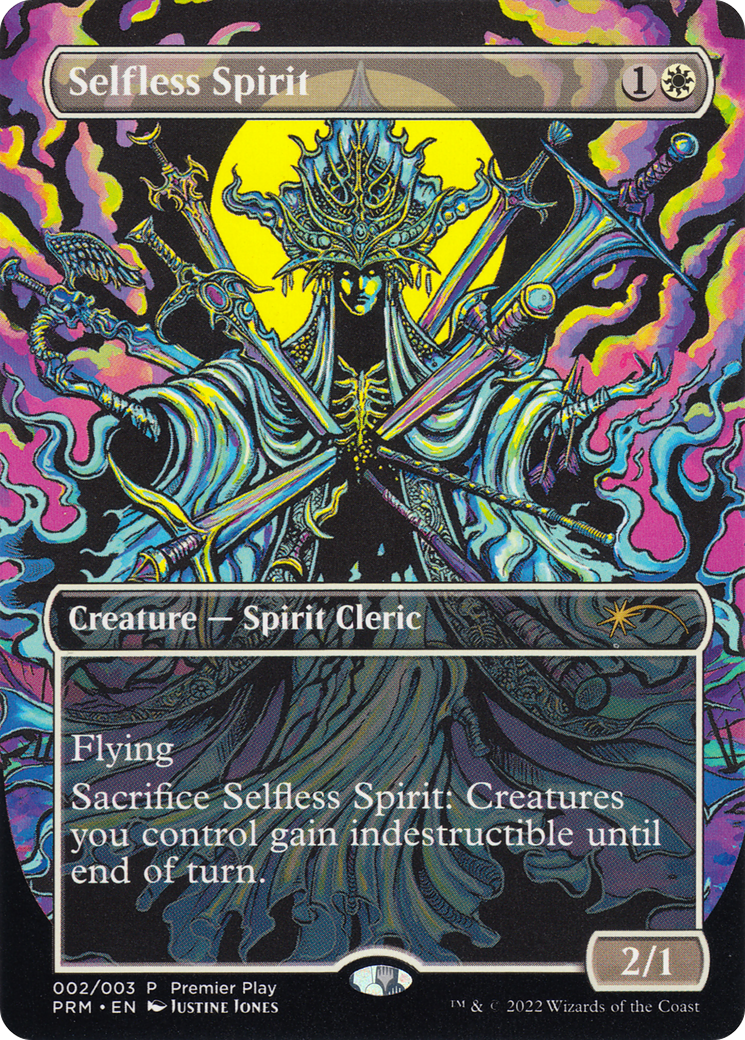 Selfless Spirit (Borderless Alternate-Art) [Regional Championship Qualifiers 2022]-1