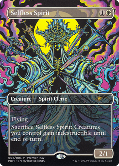 Selfless Spirit (Borderless Alternate-Art) [Regional Championship Qualifiers 2022]-1