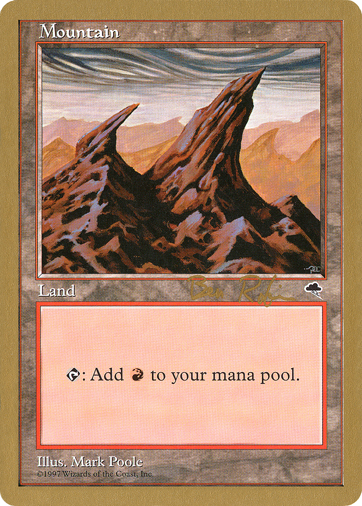 Mountain (Right) - 1998 Ben Rubin (TMP) (WCD-) - World Championship Decks 1998-1