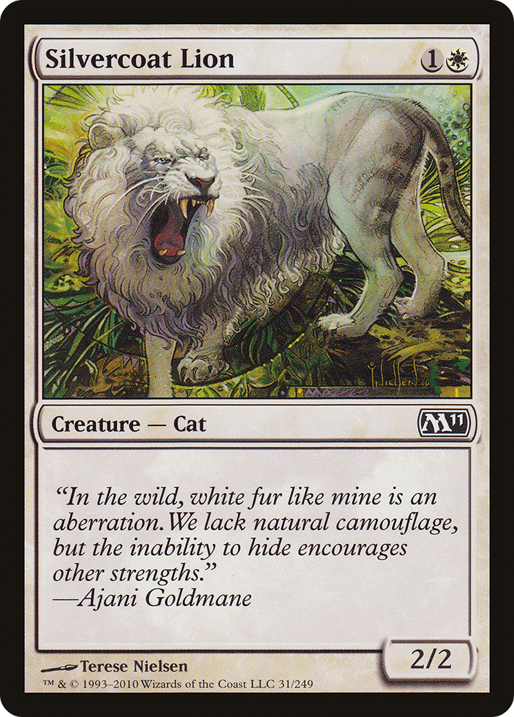 Silvercoat Lion [Magic 2011]-1