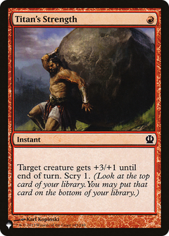 Titan's Strength [The List]-1
