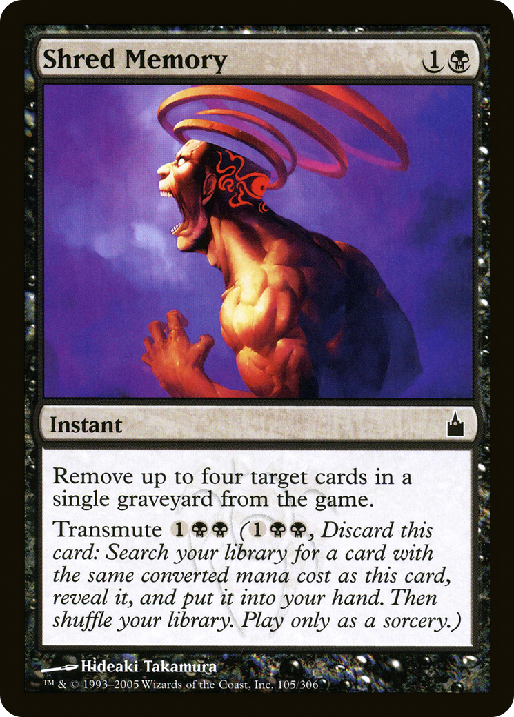 Shred Memory [Ravnica: City of Guilds]-1
