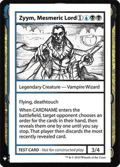 Zyym, Mesmeric Lord [Mystery Booster Playtest Cards]-1