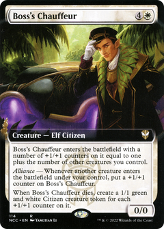 Boss's Chauffeur (Extended Art) [Streets of New Capenna Commander]-1
