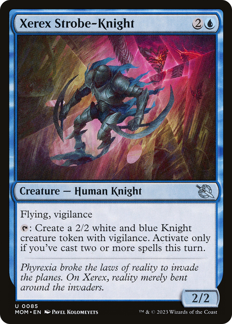 Xerex Strobe-Knight (MOM-085) - March of the Machine Foil-1