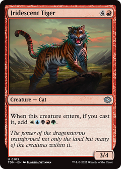 Iridescent Tiger [Tarkir: Dragonstorm]-1
