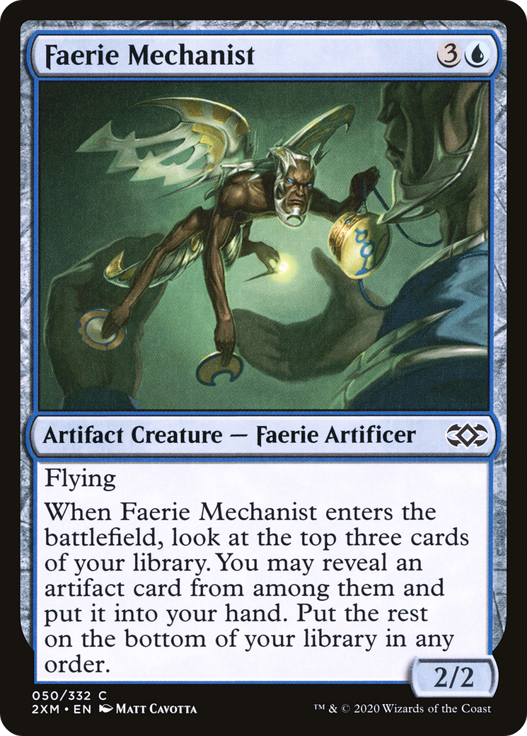 Faerie Mechanist [Double Masters]-1