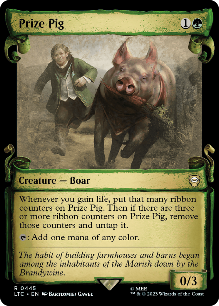 Prize Pig [The Lord of the Rings: Tales of Middle-Earth Commander Showcase Scrolls]-1