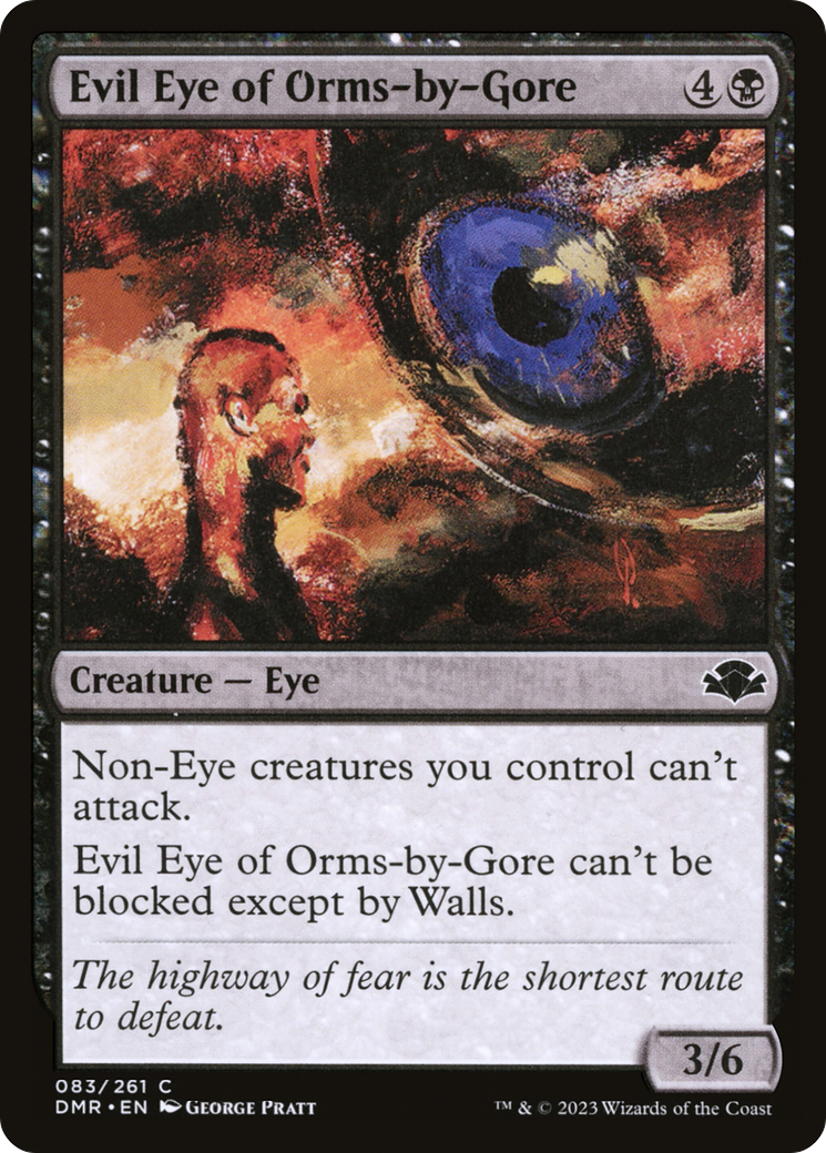 Evil Eye of Orms-by-Gore [Dominaria Remastered]-1