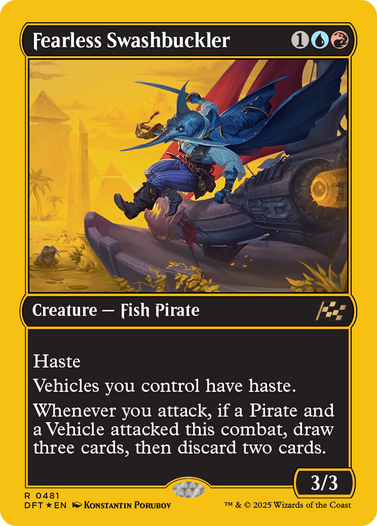 Fearless Swashbuckler (First-Place Foil) [Aetherdrift]-1