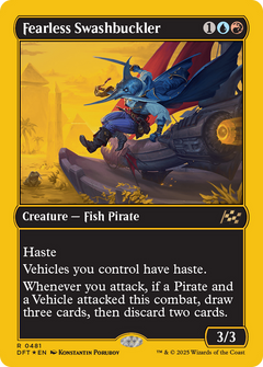 Fearless Swashbuckler (First-Place Foil) [Aetherdrift]-1