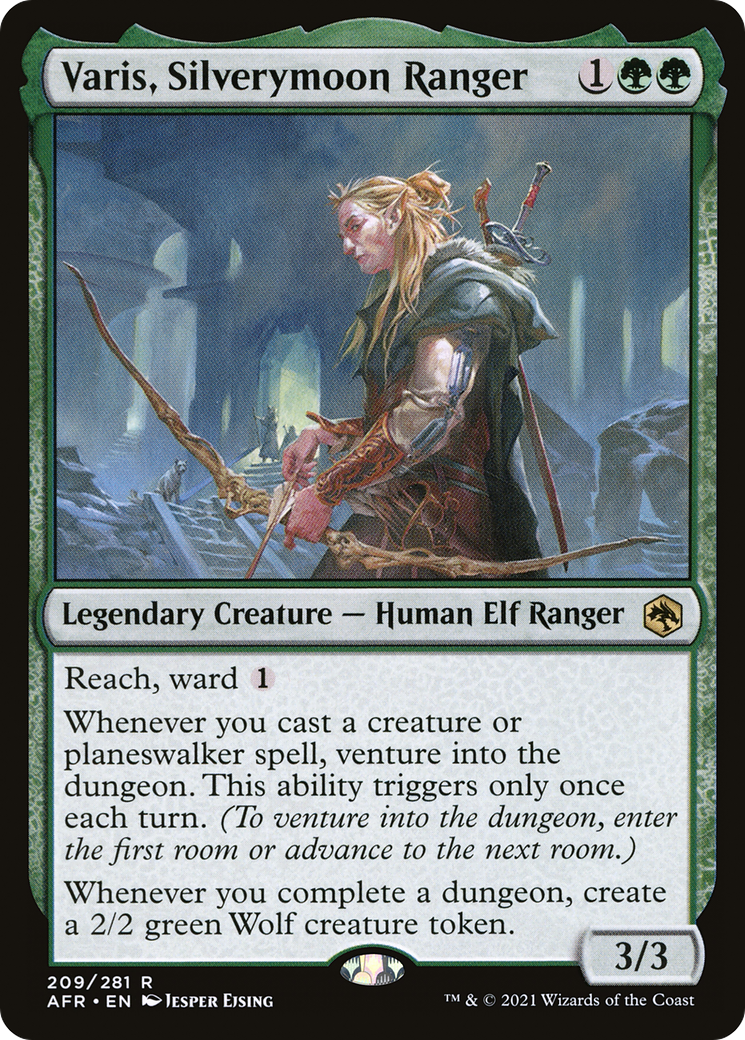 Varis, Silverymoon Ranger (AFR-209) - Adventures in the Forgotten Realms Foil-1