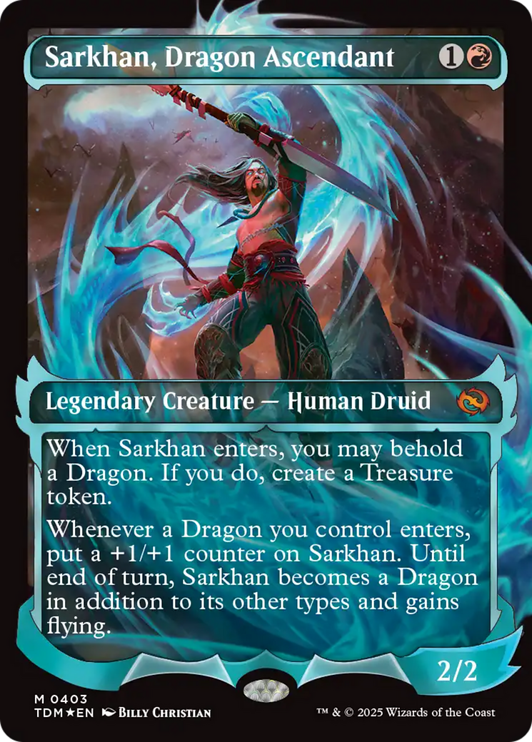 Sarkhan, Dragon Ascendant (0403) (Showcase) [Tarkir: Dragonstorm]-1