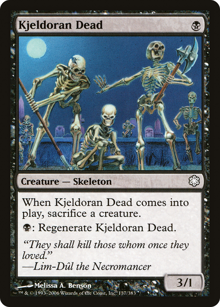 Kjeldoran Dead [Coldsnap Theme Decks]-1