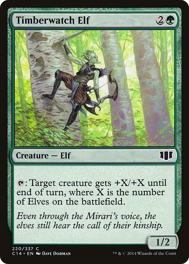 Timberwatch Elf (C14-220) - Commander 2014-1