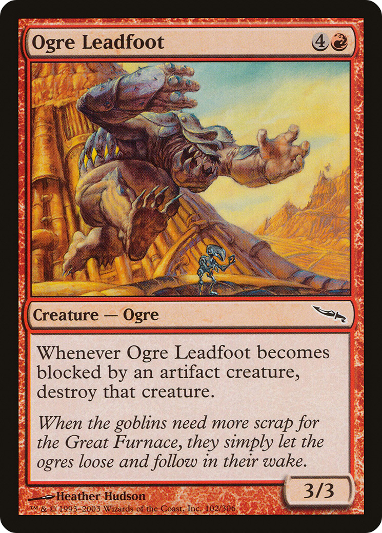 Ogre Leadfoot [Mirrodin]-1