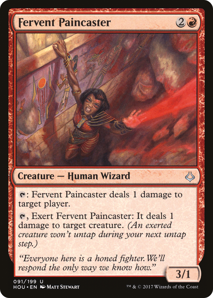 Fervent Paincaster [Hour of Devastation]-1