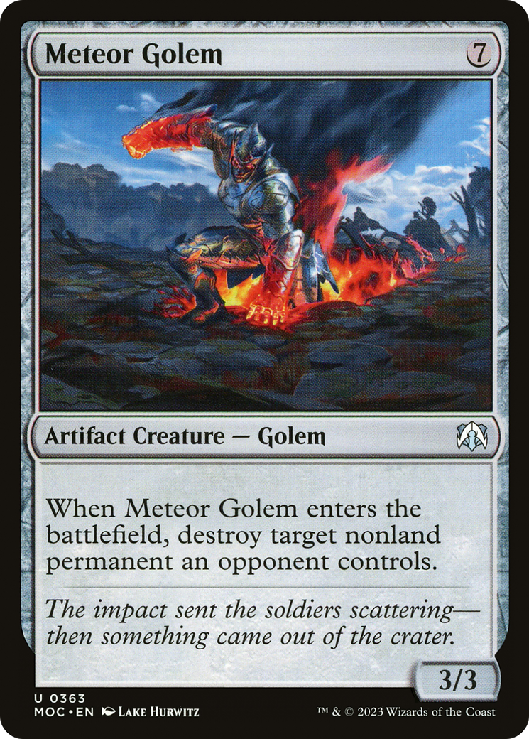 Meteor Golem [March of the Machine Commander]-1