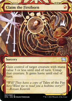 Claim the Firstborn [Strixhaven: School of Mages Mystical Archive]-1
