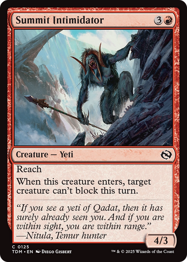 Summit Intimidator [Tarkir: Dragonstorm]-1