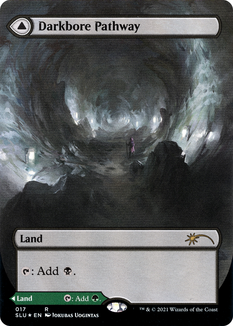 Darkbore Pathway // Slitherbore Pathway (Borderless) [Secret Lair: Ultimate Edition 2]-3