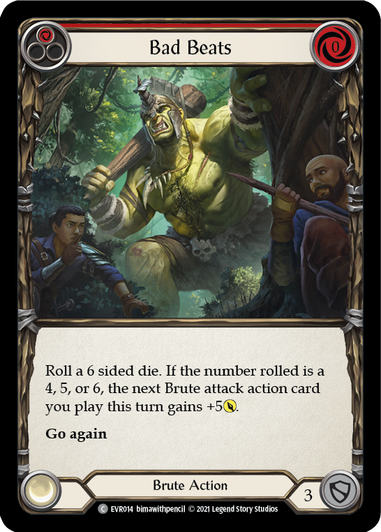 Bad Beats (Red) [EVR014] (Everfest)  1st Edition Normal-2