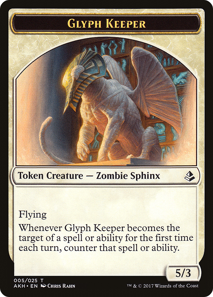 Glyph Keeper Token [Amonkhet Tokens]-1