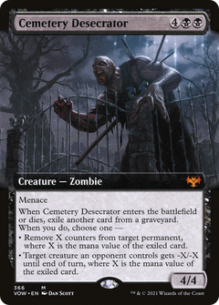 Cemetery Desecrator (Extended Art) [Innistrad: Crimson Vow]-1