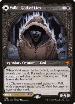 Valki, God of Lies (Showcase) (KHM-308) - Kaldheim: (Showcase) Foil-3