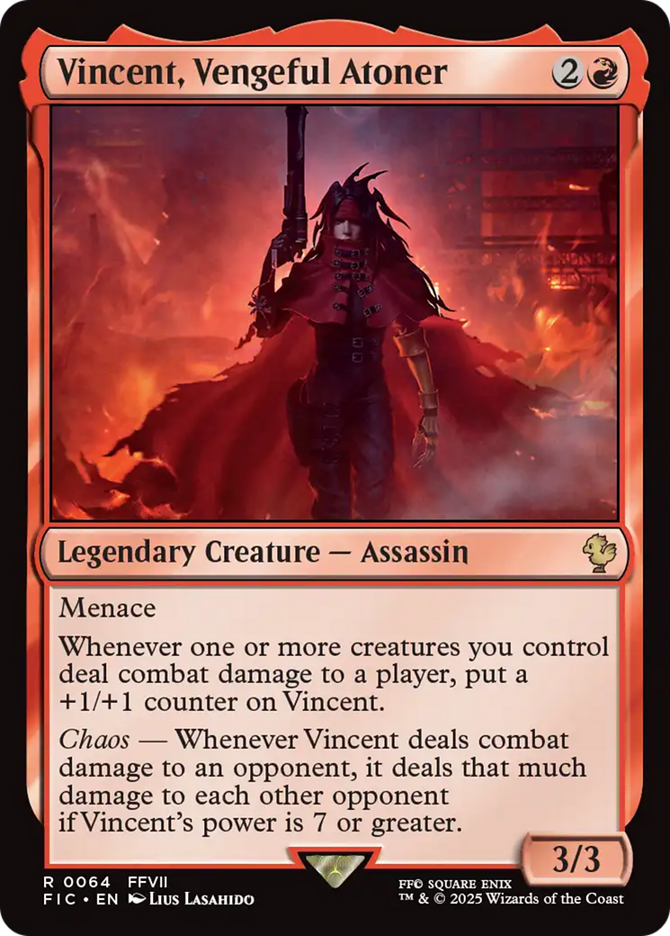 Vincent, Vengeful Atoner [FINAL FANTASY Commander]-1