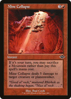 Mine Collapse (Retro Frame) (MH2-408) - Modern Horizons 2 Etched Foil-1