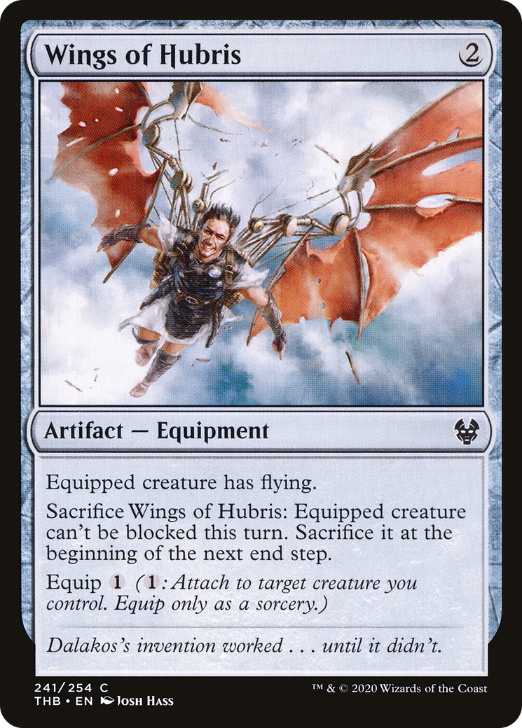 Wings of Hubris (THB-241) - Theros Beyond Death Foil-1